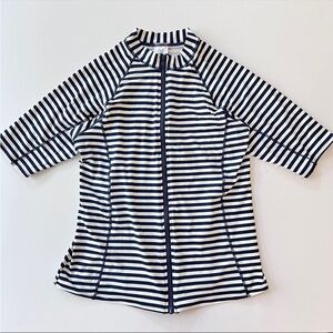 Piha Striped Swim Rash Guard